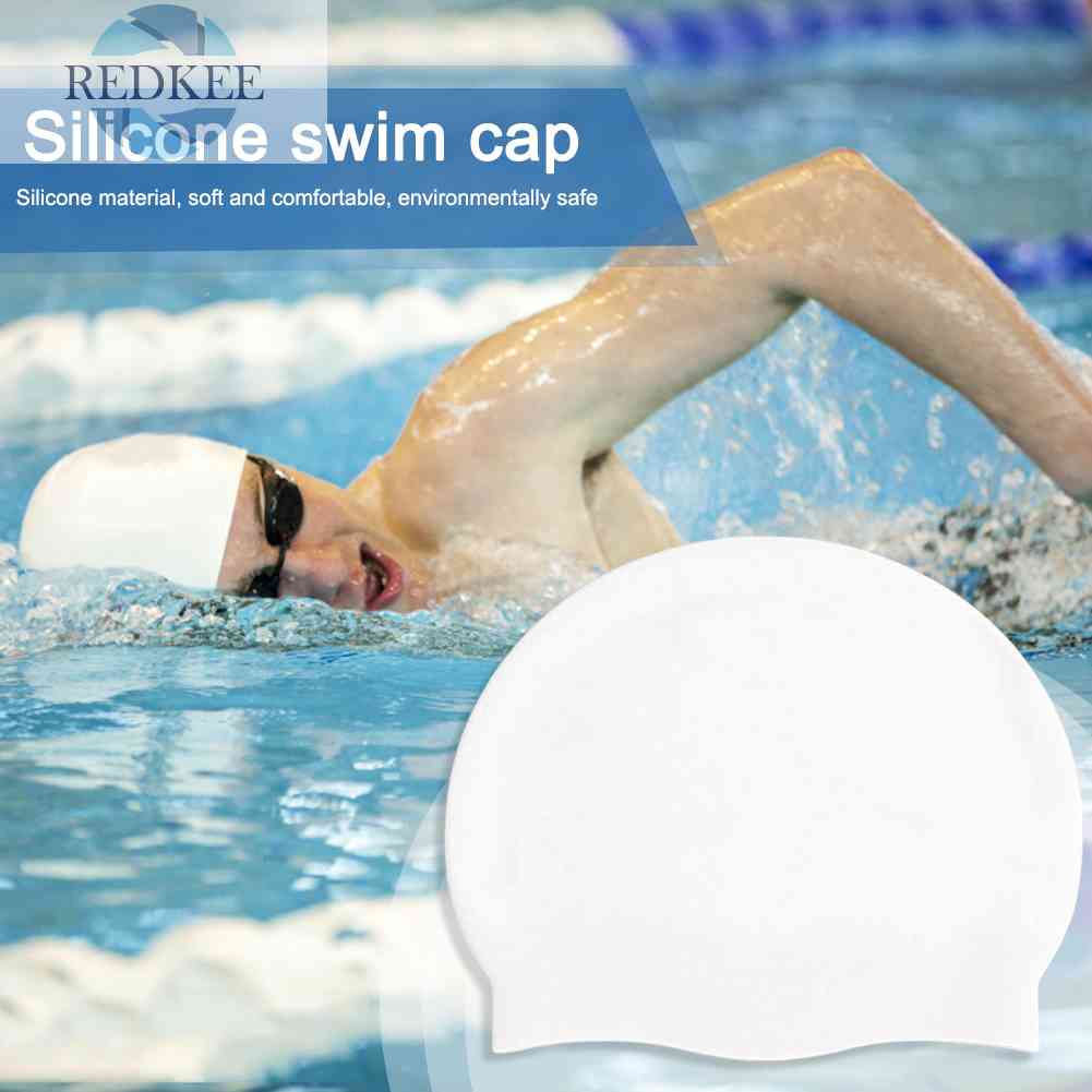 Mũ Bơi Co Giãn Bằng Silicon Thoải Mái Tiện Dụng Cho Các Môn Thể Thao Dưới Nước