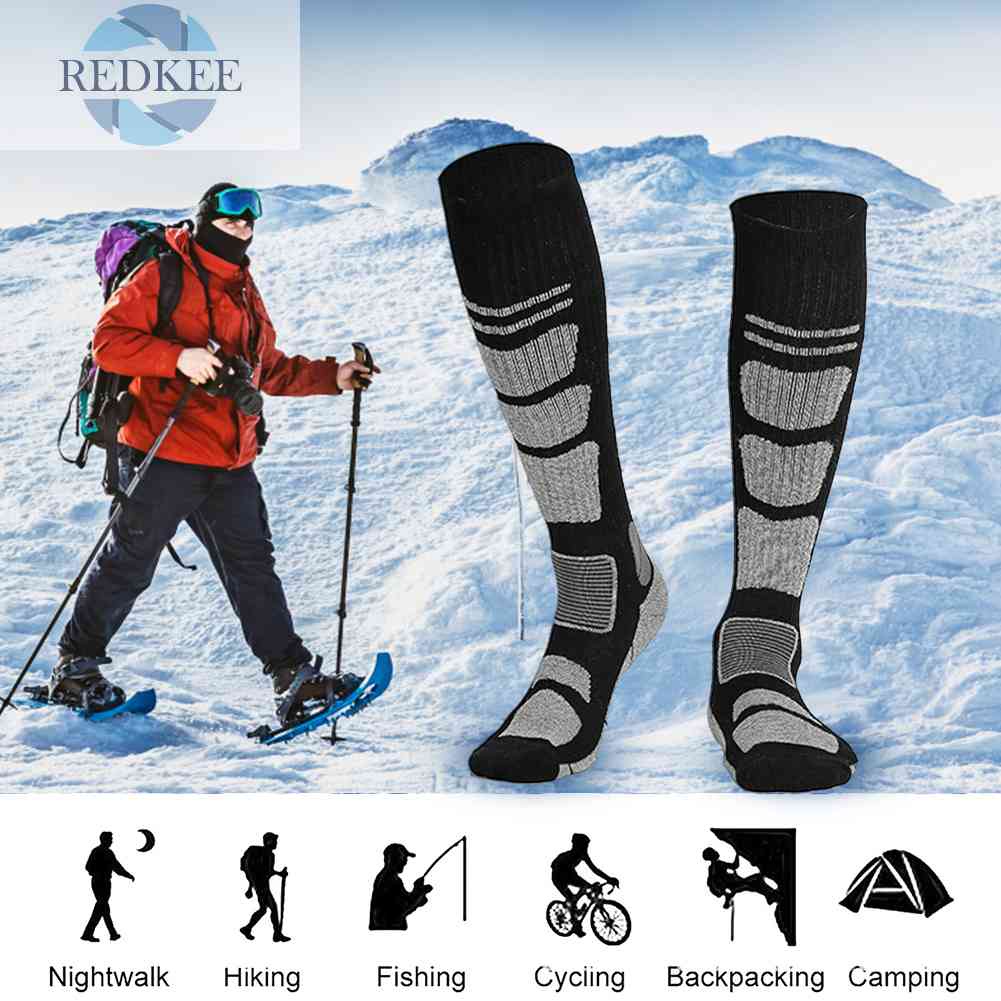Tất Thể Thao Unisex Vải Len Hấp Thụ Sốc Mùa Đông
