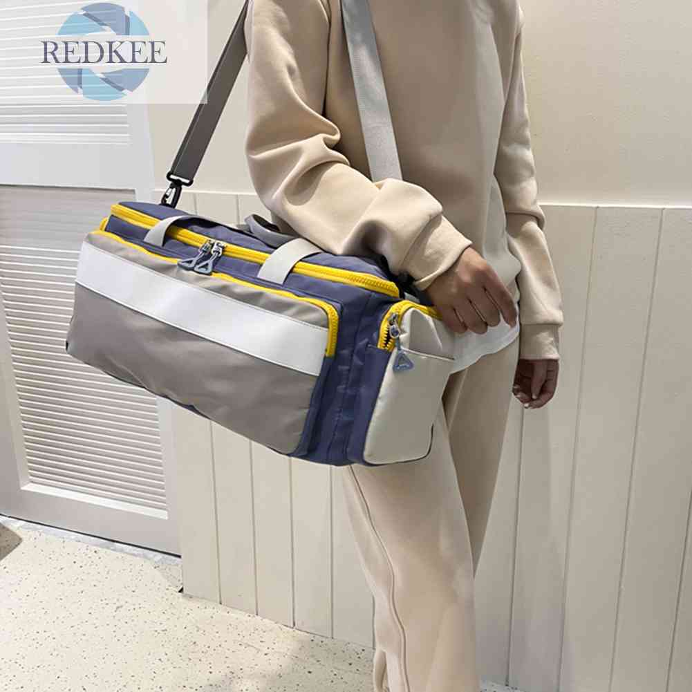 Túi Đựng Đồ Tập Gym / Yoga Bằng Nylon Sức Chứa Lớn Đa Năng Cho Nam Nữ