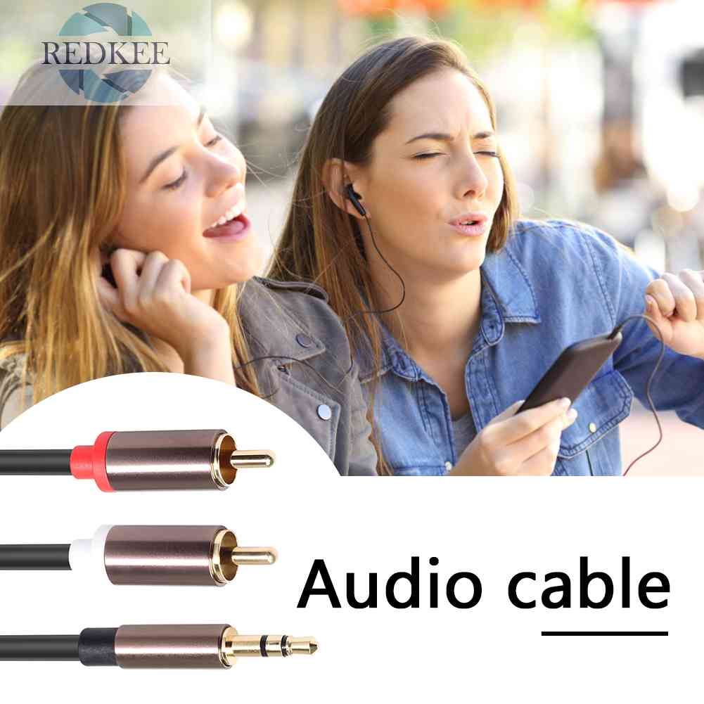 Cáp Chia Âm Thanh 3.5mm 3.5 Sang 2 RCA 1 / 8 inch ĐầU CắM Sang ĐầU CắM