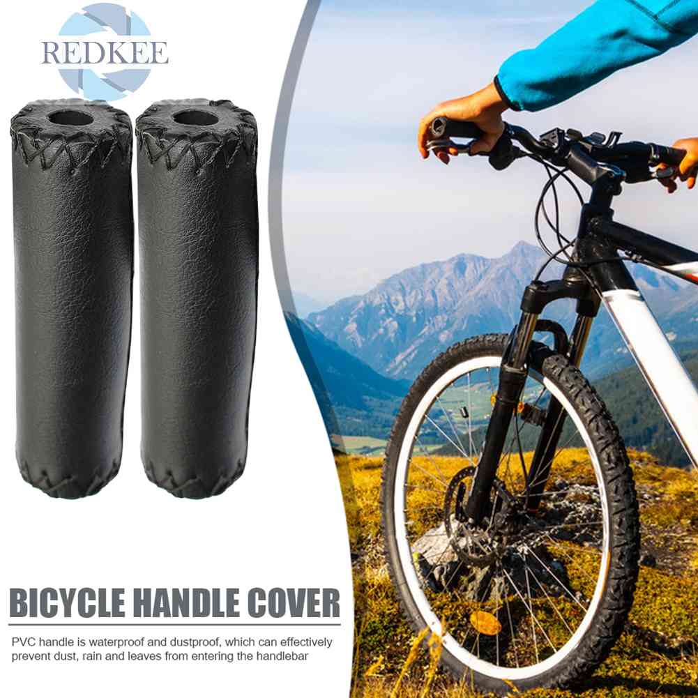 1 Cặp Vỏ Bọc Tay Lái Xe Đạp Bằng Da PU Chống Trượt