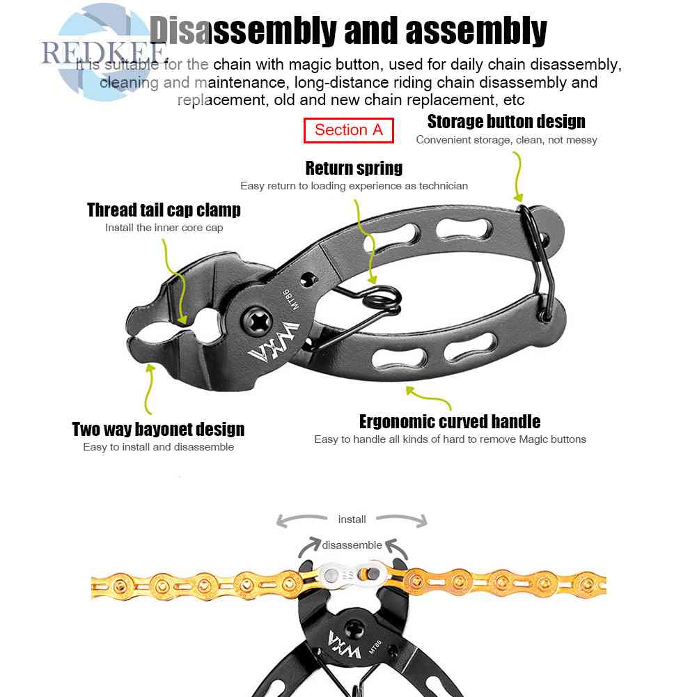 Dụng Cụ Móc Xích Xe Đạp Tháo Lắp Nhanh Tiện Lợi