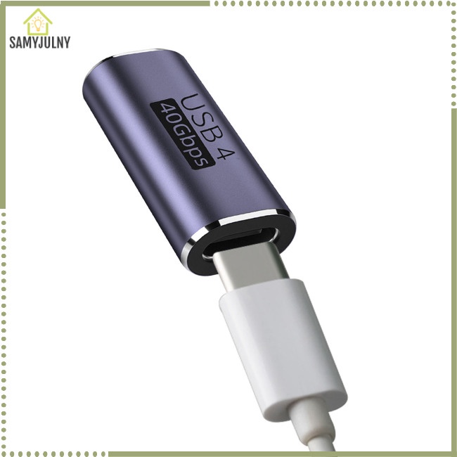 Đầu Nối Chuyển Đổi Cổng Type-C 4.0 40gbps Pd100w Chuyên Dụng Cho Thunderbolt 4 Notebook