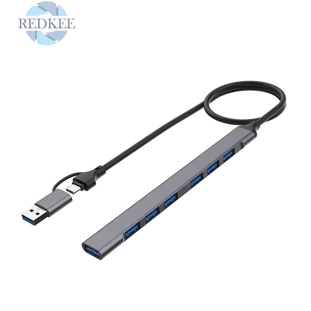 Bộ Chia 4 / 7 CổNg USB A USB C Cho BàN PhíM + ChuộT + BàN PhíM