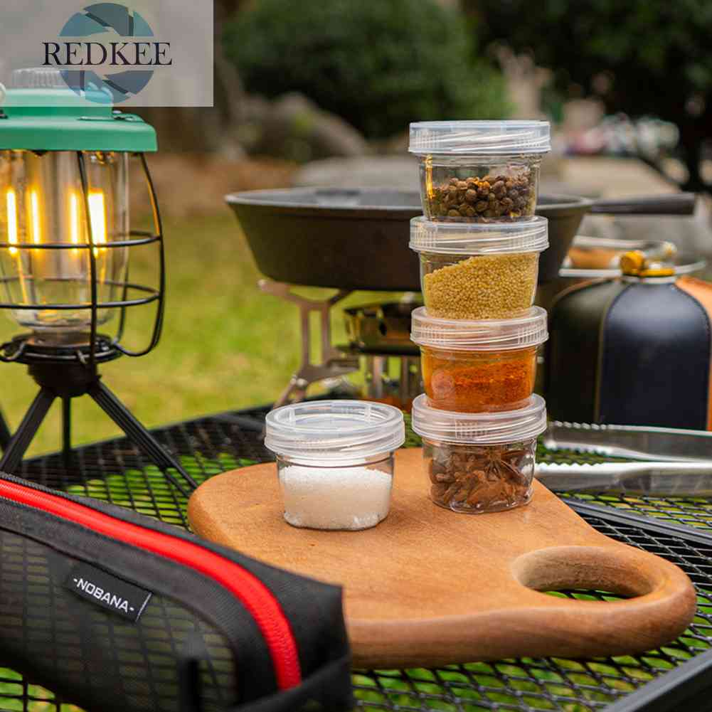 Set 5 Hộp Đựng Gia Vị 40ml Tiện Lợi Cho Các Hoạt Động Ngoài Trời