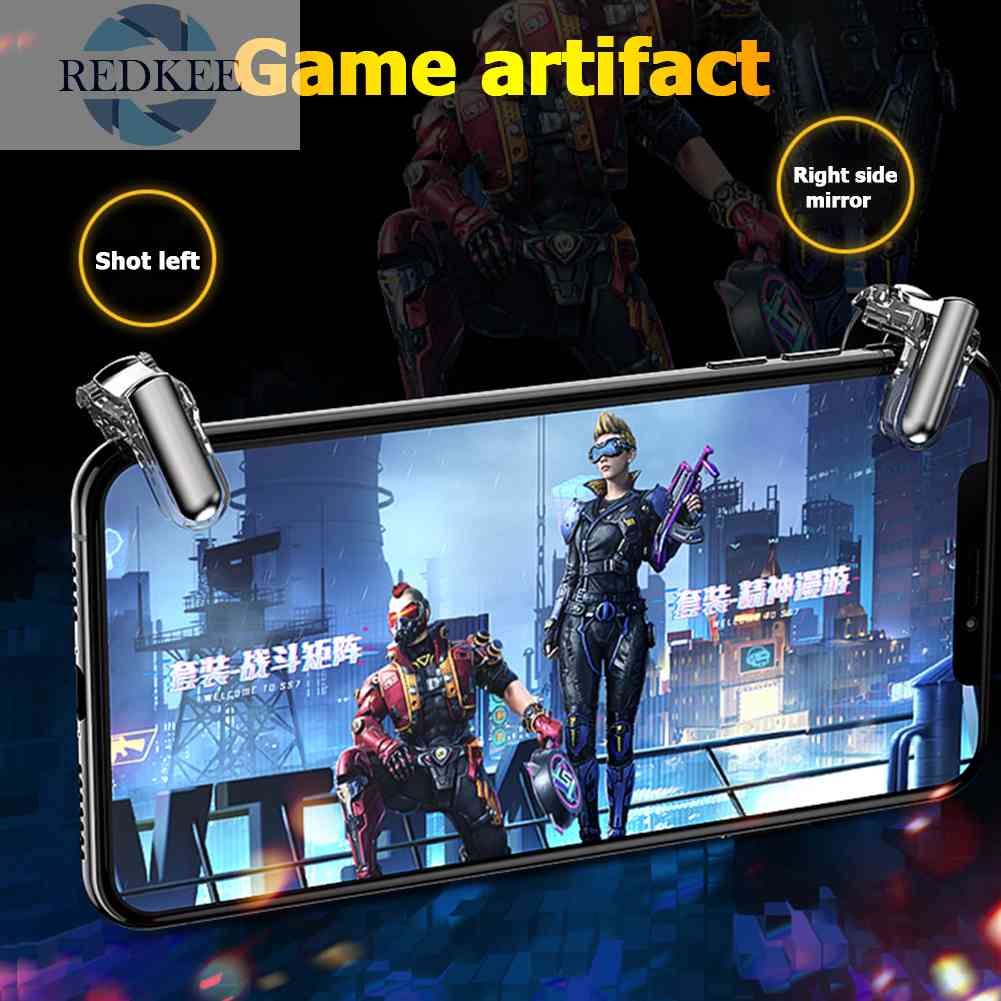 1 Cặp Nút Bấm Điều Khiển Chơi Game PUBG Trên Điện Thoại GT01