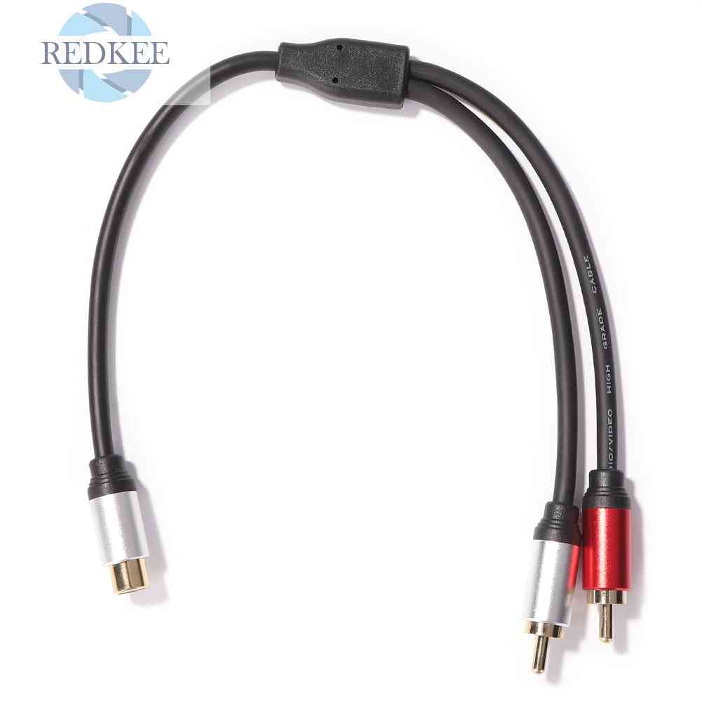 Cáp Chia Âm Thanh RCA Sang 2RCA Hình Chữ Y Cho DVD TV