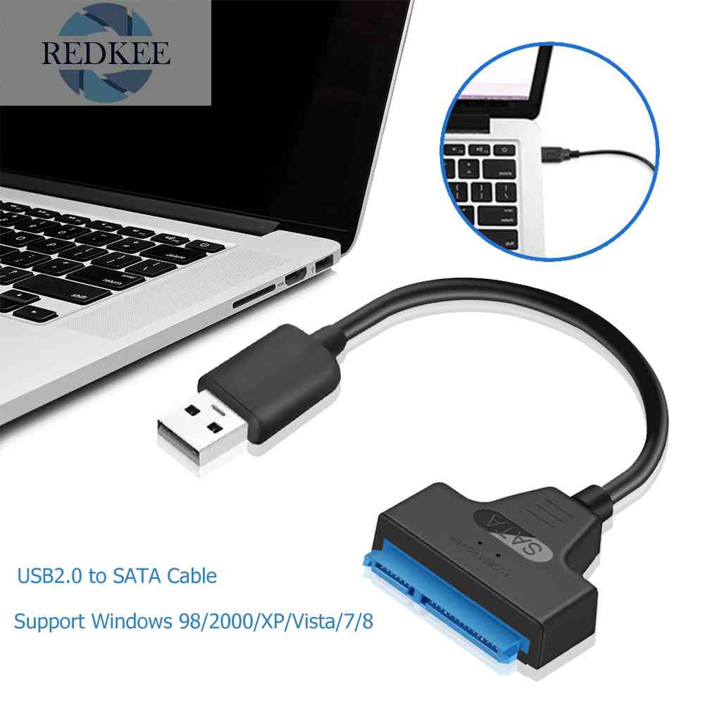 Cáp Chuyển Đổi Ổ Cứng USB 2.0 20CM Mới 2021 Hỗ Trợ 2.5 inch SATA SSD