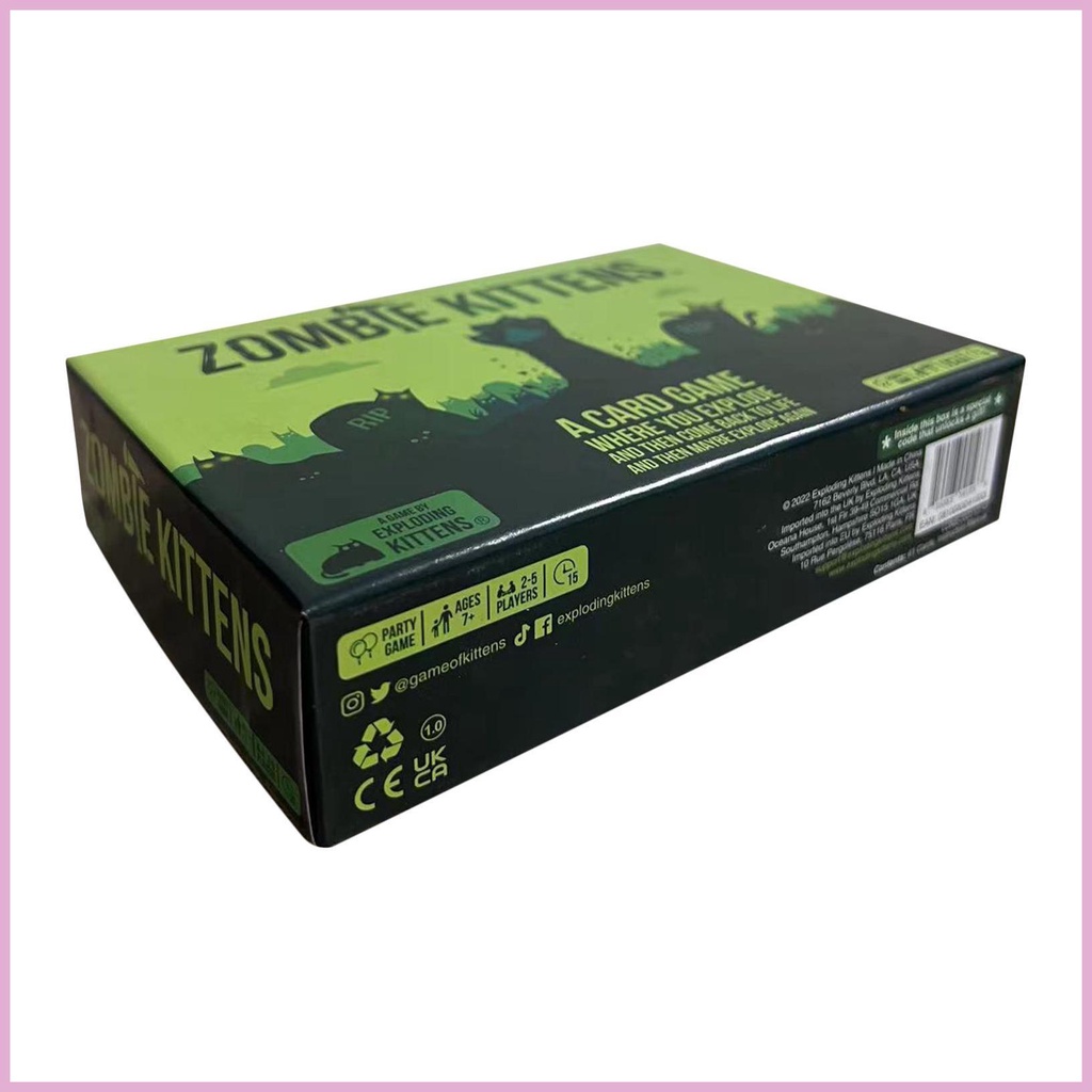 Bộ Thẻ Bài Trò Chơi Gia Đình Mèo Hạnh Phúc Salmon Vui Nhộn Cho Người Lớn Trẻ Em