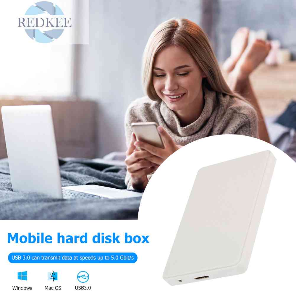 Hộp Đựng Ổ Cứng Di Động 2.5inch Hỗ Trợ 2TB USB3.0 SATA