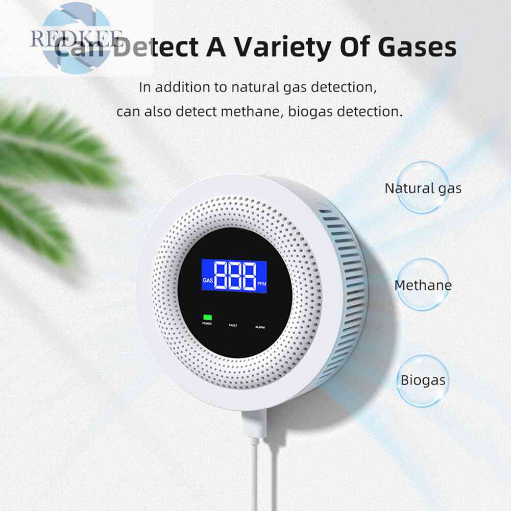 Cảm Biến Rò Rỉ Khí Ga Màn Hình Kỹ Thuật Số Cho LPG Gas Biogas Methane