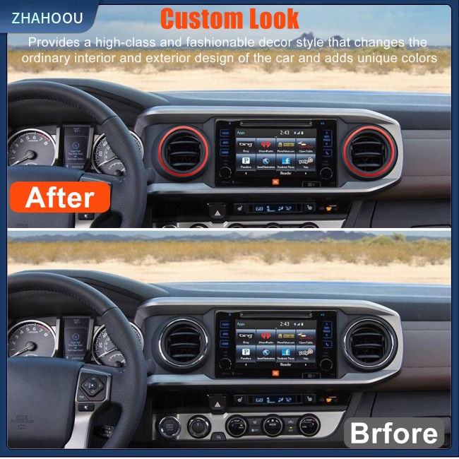 ☃Phụ Kiện Trang Trí Nhà Cửa Độc Đáo Sáng Tạo☃ Bộ 4 Vòng Trang Trí Lỗ Thông Gió Máy Điều Hòa Xe Hơi