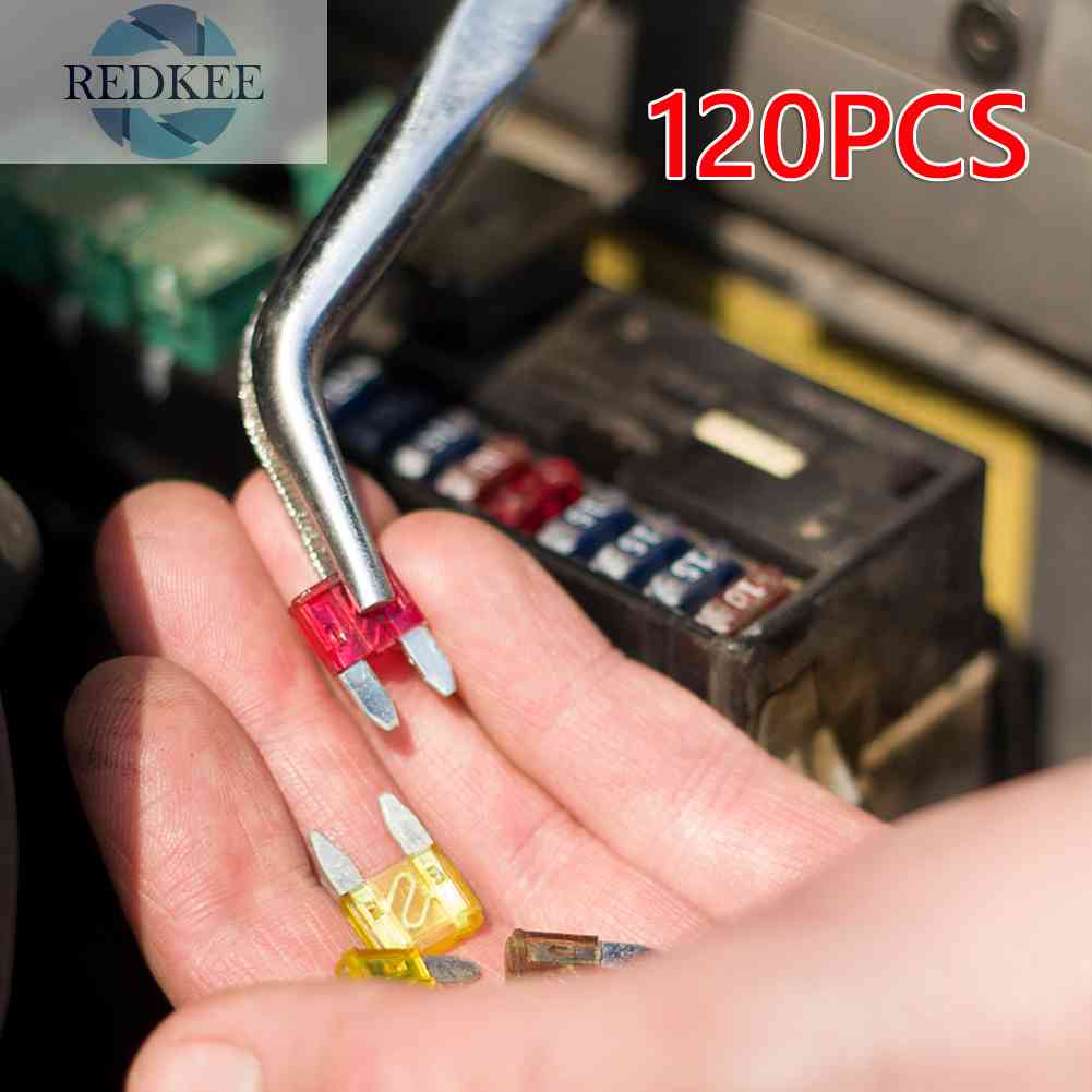 120 Cầu Chì Xe Đạp Bằng Nhựa Trong Suốt 12V-24V
