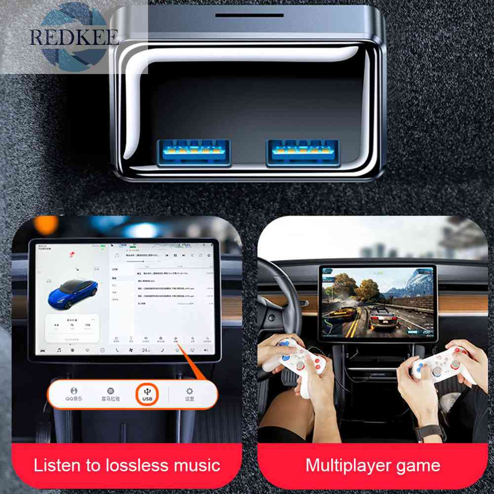 Bộ Hub Cắm Cổng USB Tản Nhiệt Hub Cho Tesla Model 3 / Y