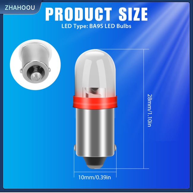 ☃Phụ Kiện Trang Trí Nhà Cửa Độc Đáo Sáng Tạo☃ Set 40 Bóng Đèn Led Ba9s 1895 1815 12v Chuyên Dụng Dành Cho Ô Tô