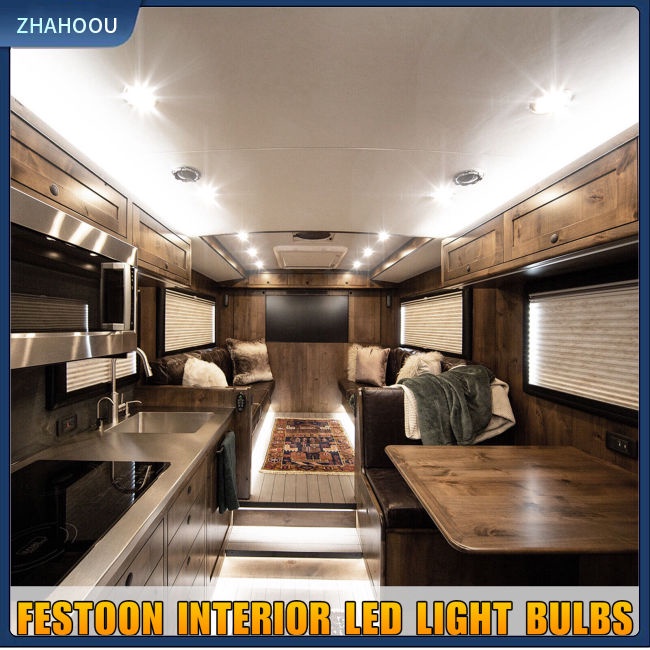 ☃Phụ Kiện Trang Trí Nhà Cửa Độc Đáo Sáng Tạo☃ Set 50 Bóng Đèn 36mm C5w 6 Smd 6000k Siêu Sáng Dành Cho Ô Tô