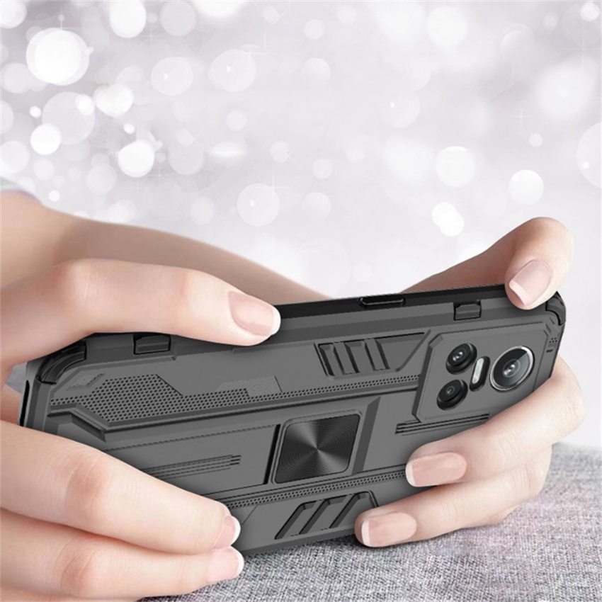 Ốp Điện Thoại Chống Sốc Có Giá Đỡ Cho Realme GT Neo 3 3T 2 2T Q3 Pro Carnival GT Master Edition