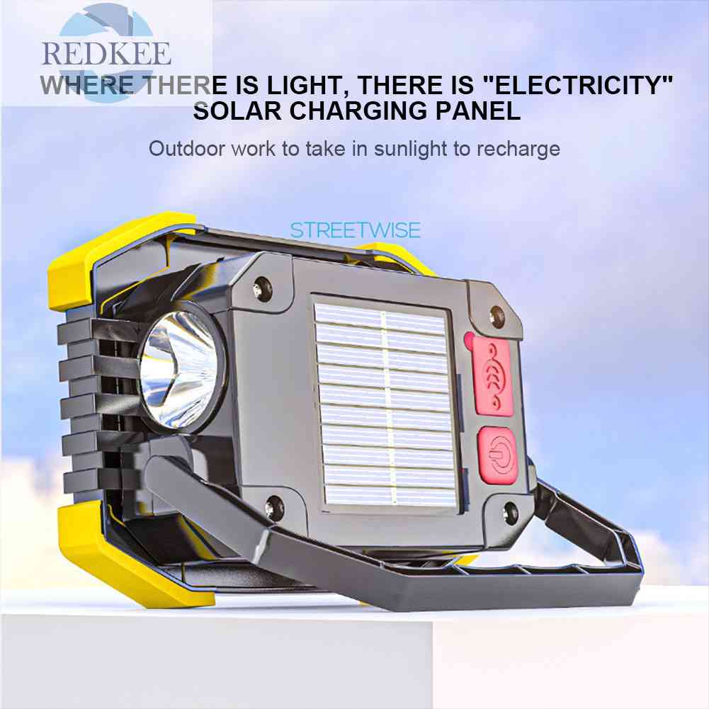Đèn Pin 2 Chế Độ LED COB 300lm Chống Thấm Nước Cho Cắm Trại