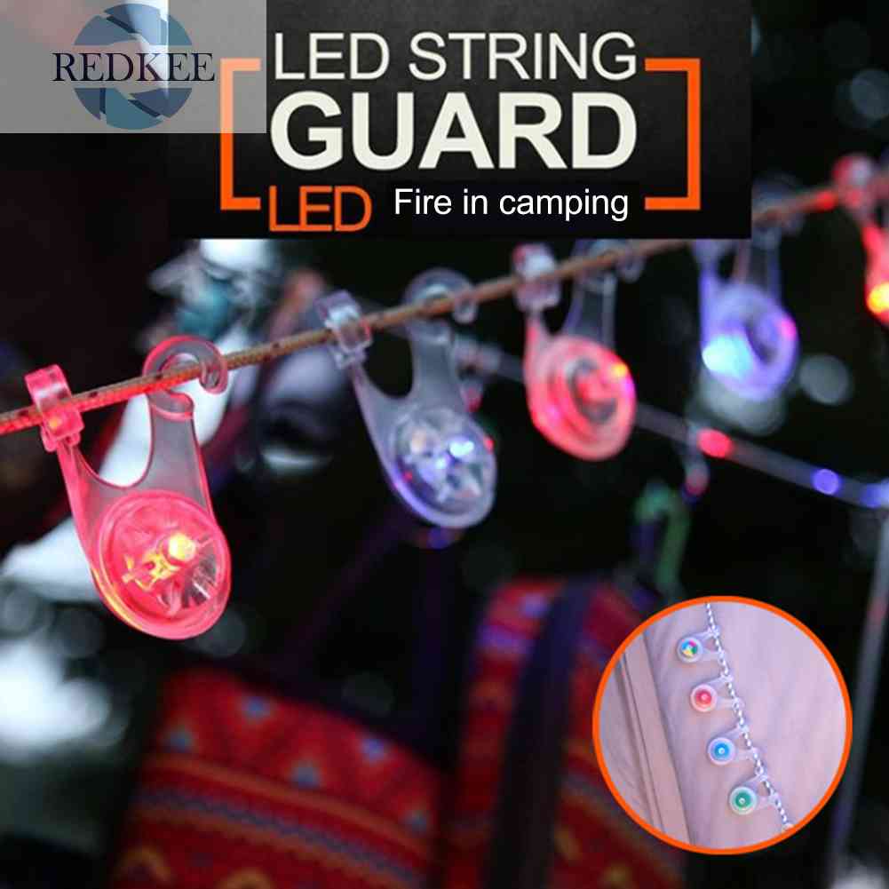 Bộ 10 Đèn LED Chống Thấm Nước Treo Lều Cắm Trại Màu Sắc Ngẫu Nhiên