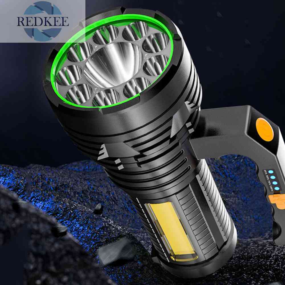 Đèn Pin Chiếu Sáng Ngoài Trời Có Tay Cầm Chống Nước