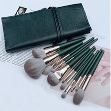 Set 24 Cọ Trang Điểm Kèm Túi Đựng Bằng Da
