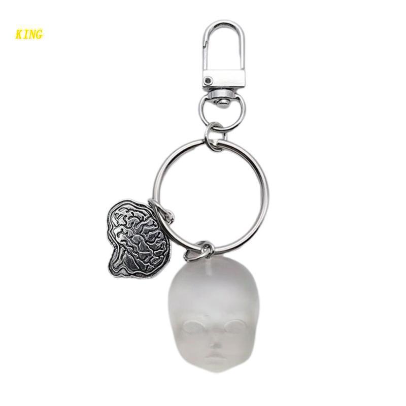 Móc Khóa Hình Khuôn Mặt Em Bé Dễ Thương Dùng Trang Trí Túi Xách / Balo