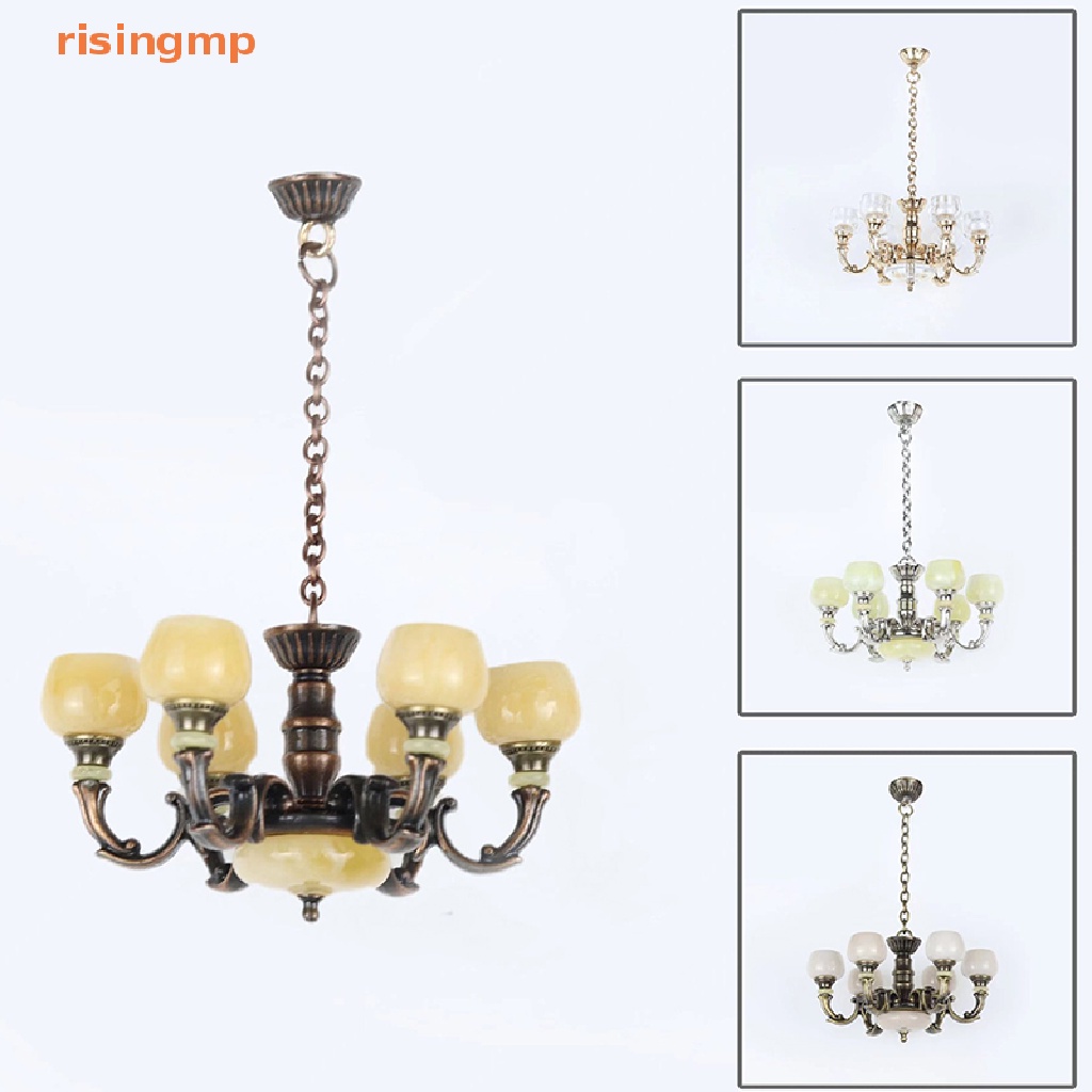 Đèn Chùm Trang Trí Nội Thất Nhà Búp Bê Tỉ Lệ 1 / 12