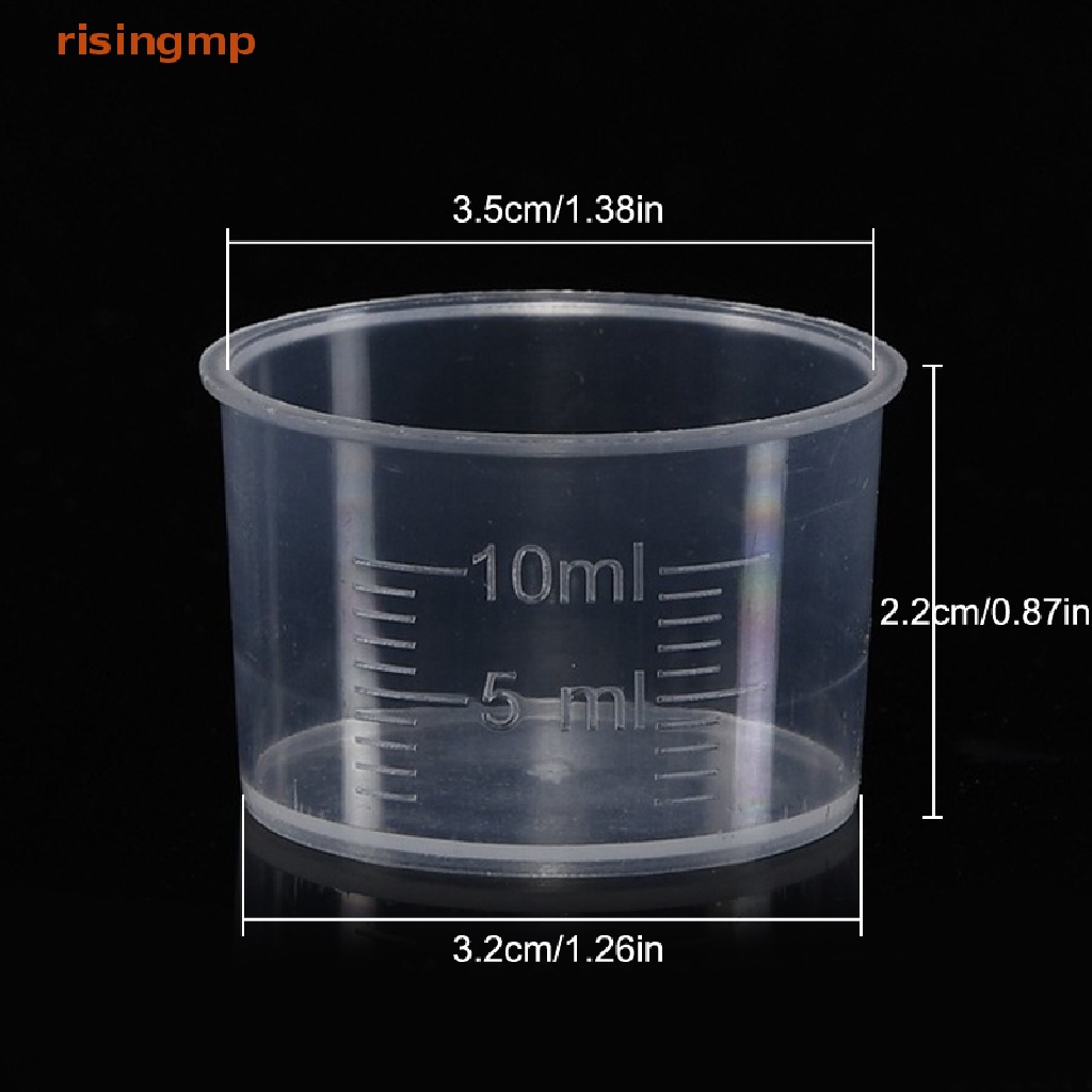 Set 20 Cốc Đo Lường Trong Suốt Dùng Một Lần Thể Tích 10ml