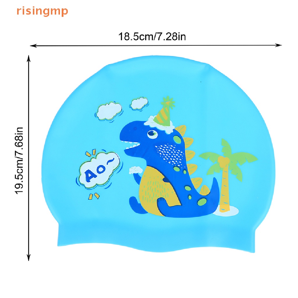 1 Chiếc Mũ Bơi Bằng Silicone Co Giãn Chống Thấm Nước Dành Cho Trẻ Em