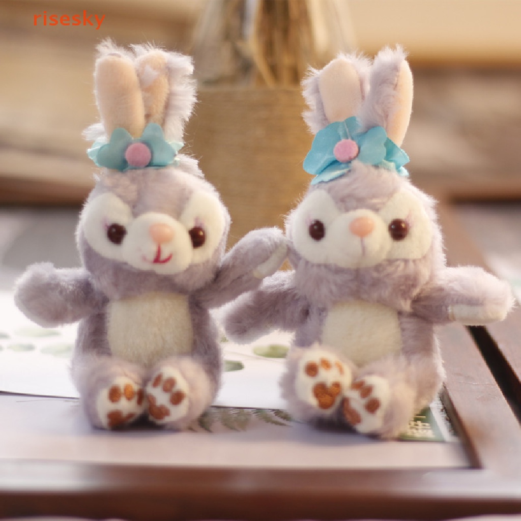 Móc Khóa Hình Thỏ Nhồi Bông Dễ Thương