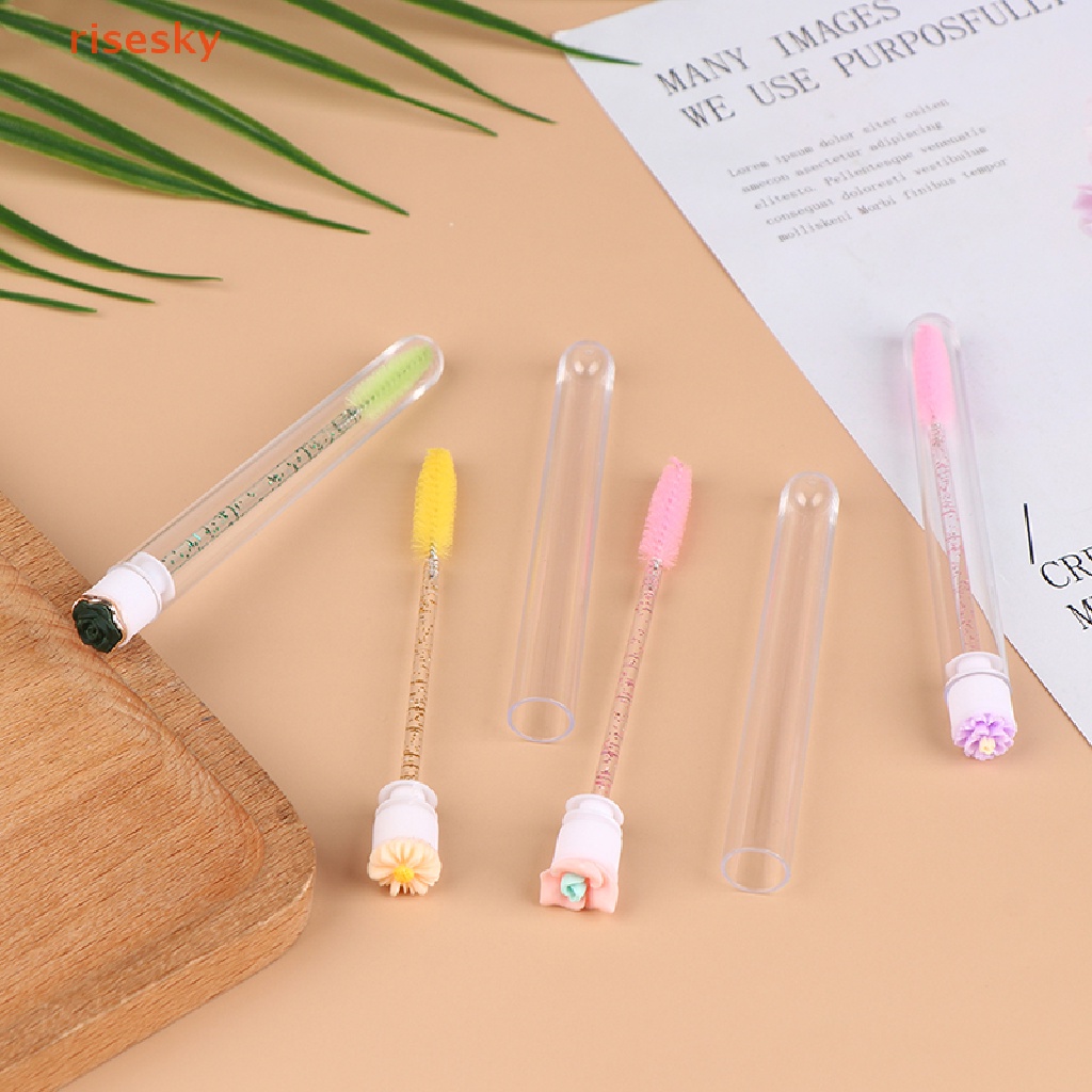 Cọ Chuốt Lông Mi / Lông Mày Dạng Ống Kim Cương Có Thể Tái Sử Dụng