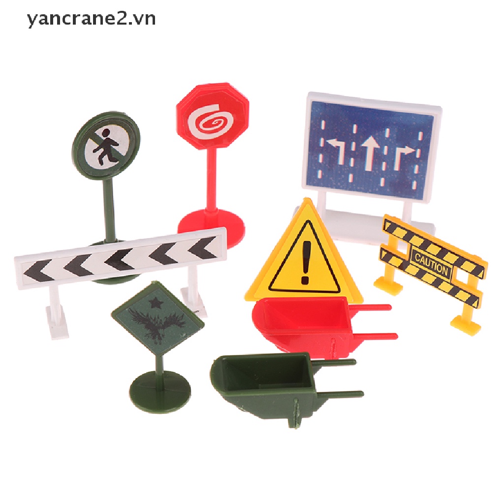Bộ 8 Biển Báo Giao Thông Đồ Chơi Giáo Dục Cho Bé yancrane2.vn