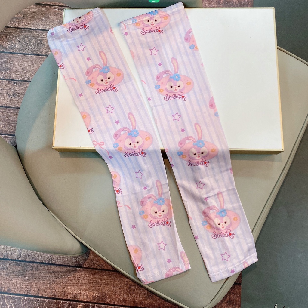 Găng Tay Chống Nắng Tia UV Bằng Lụa Lạnh In Họa Tiết Hoạt Hình Cinnamoroll Dễ Thương Thời Trang Mùa Hè 2023 Cho Nữ
