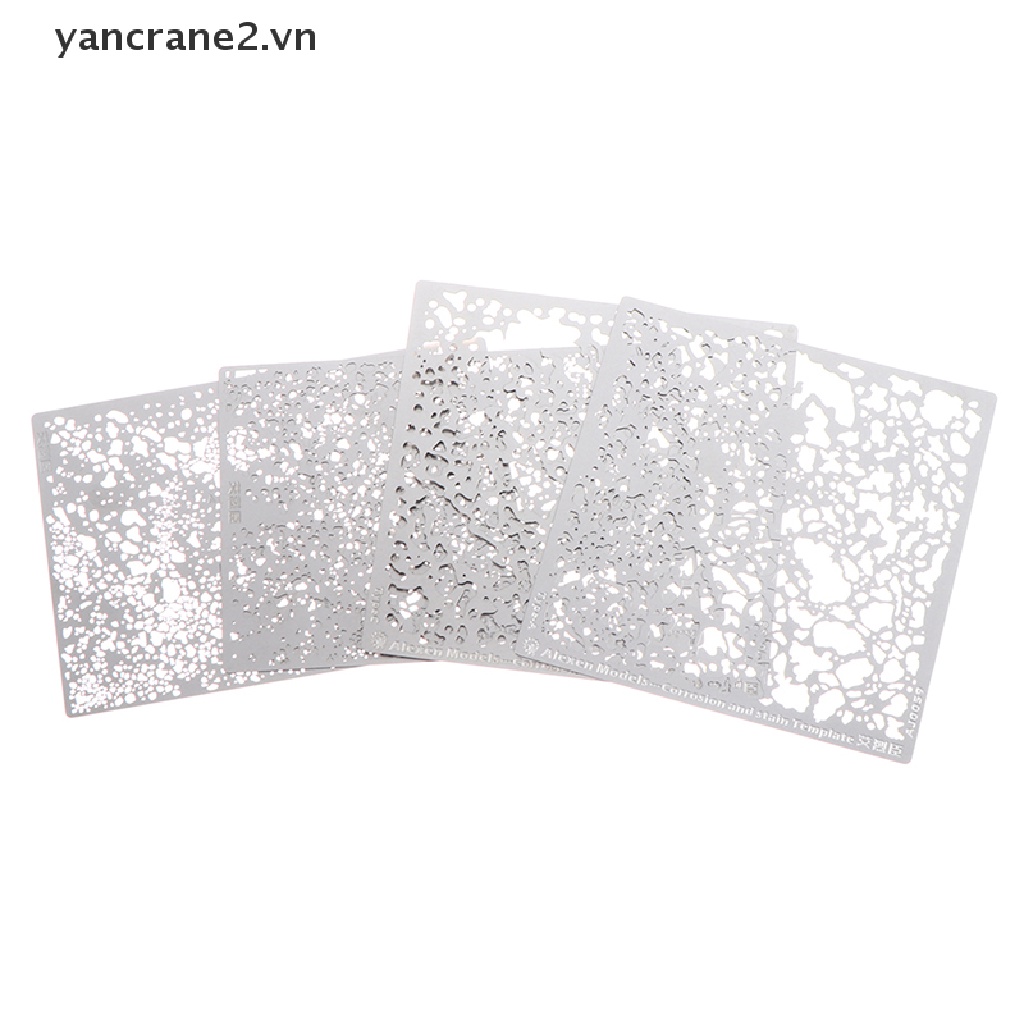 Khuôn Tạo Hình Vết Bẩn Ăn Mòn Kiểu Quân Đội Cho Model Quân Đội {yancrane2.vn} {YAN2}