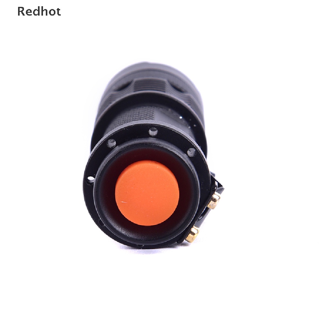 &lt; Redhot &gt; Đèn Pin LED Màu Đỏ / Xanh Lá / Xanh Dương Có Tầm Nhìn Ban Đêm Dành Cho Cắm Trại Hung On Sale