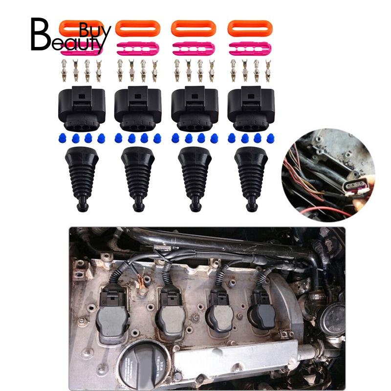 Bộ 4 Dây Điện Kết Nối Thay Thế Cho Audi A4 A6 A8 Golf