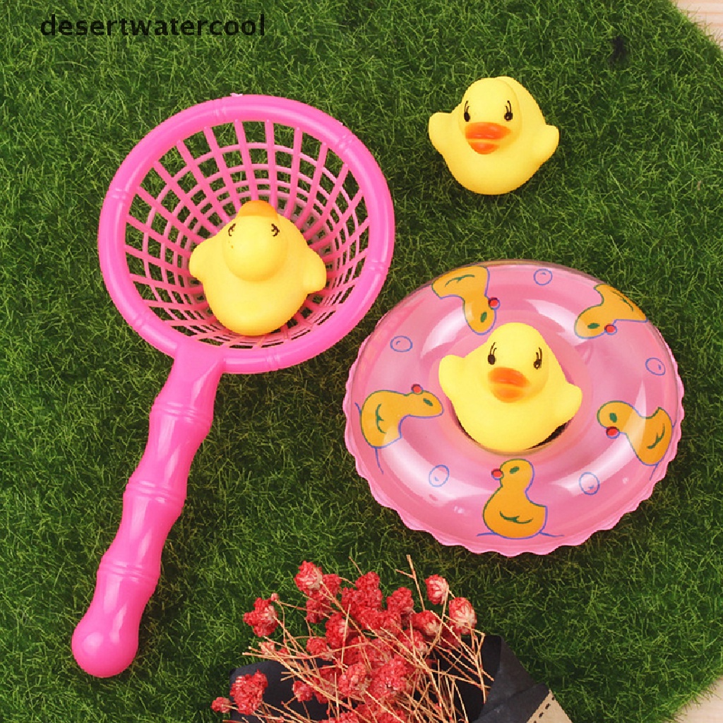 Set 5 Đồ Chơi Nhà Tắm Hình Vịt Vàng Xinh Xắn Cho Bé