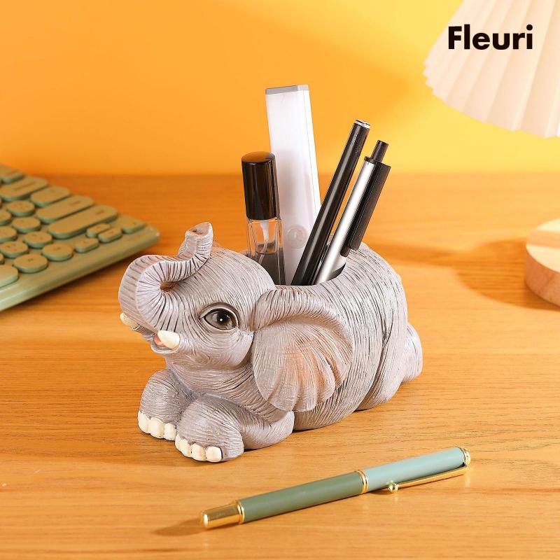 Hộp Đựng Bút Hình Chú Voi Dễ Thương Trang Trí Nhà Cửa