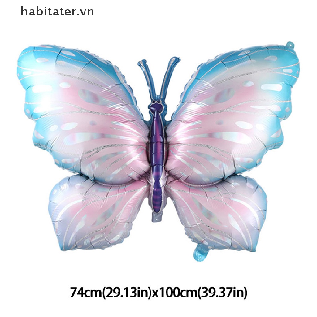 Bong Bóng Lá Nhôm Hình Bươm Bướm Nhiều Màu Sắc Trang Trí Tiệc Sinh Nhật / Đám Cưới Cho Bé