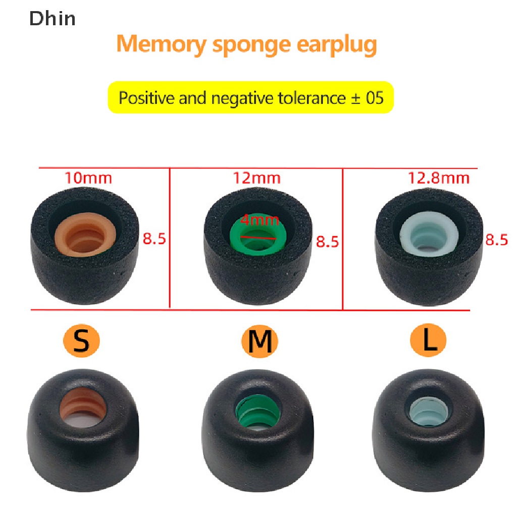 1 Cặp Nút Bọc Tai Nghe Nhét Tai Bằng Cao Su Non