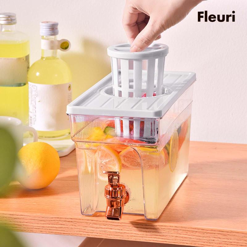 Bình Đựng Nước Ép 3L Trong Suốt Có Thể Nạp Lại Tiện Dụng