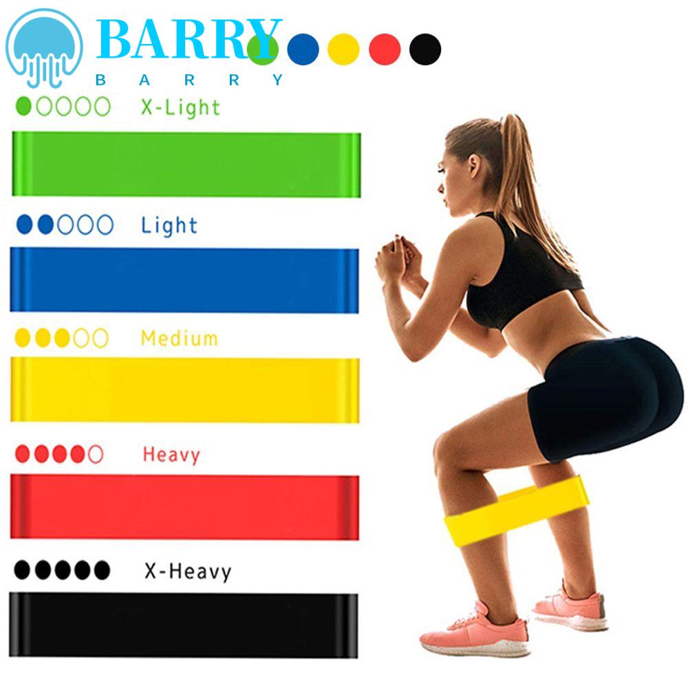 Dây kháng lực tập gym/ yoga mức 5 bằng cao su silicone co giãn chắc chắn nhỏ gọn nhiều màu sắc