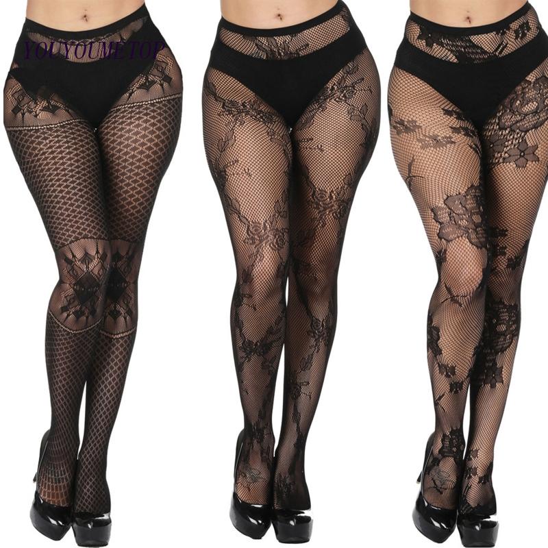 Youyo Quần Tất Lưới Nylon Dáng Dài Mở Rộng Fihnet Fih Net Pantyhoe Meh Cho Nữ