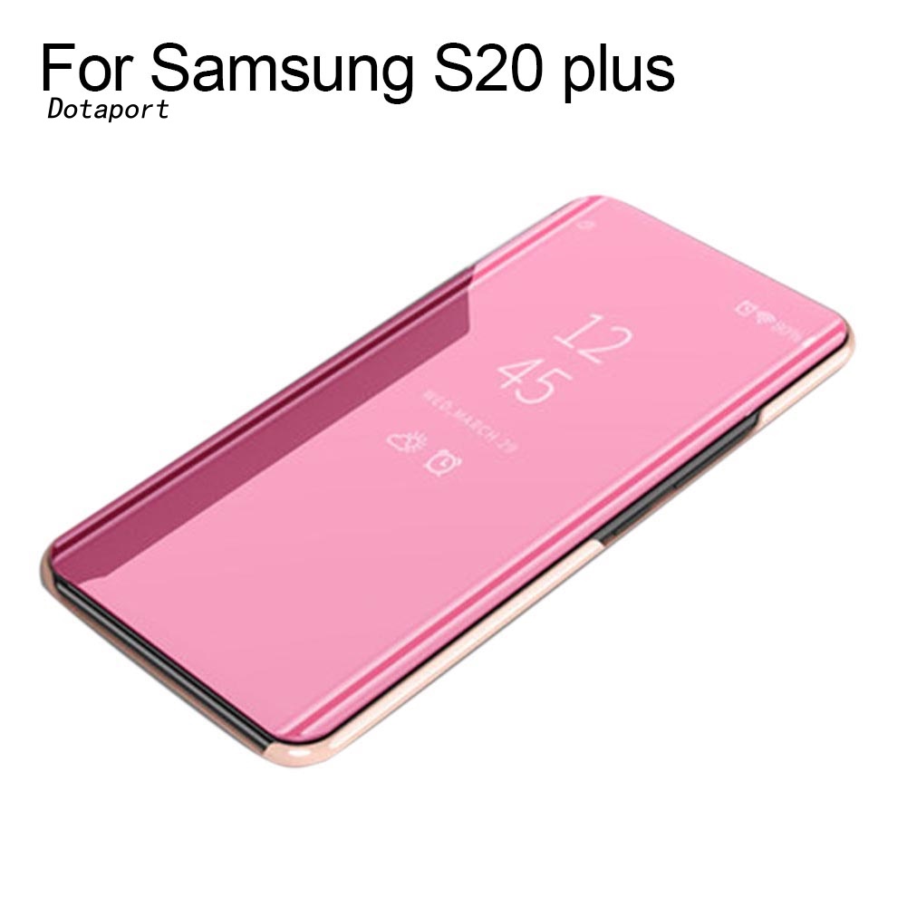 Ốp Điện Thoại Nắp Gập Tráng Gương KDDT Cho Samsung Galaxy S20 Plus Ultra