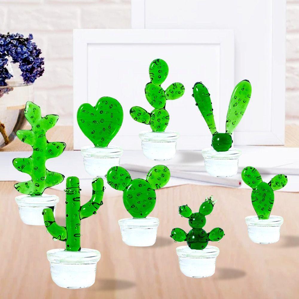 Đồ trang trí Cây Xương Rồng Thủ Công Dễ Thương Chất Lượng Cao Trang Trí Phòng Khách