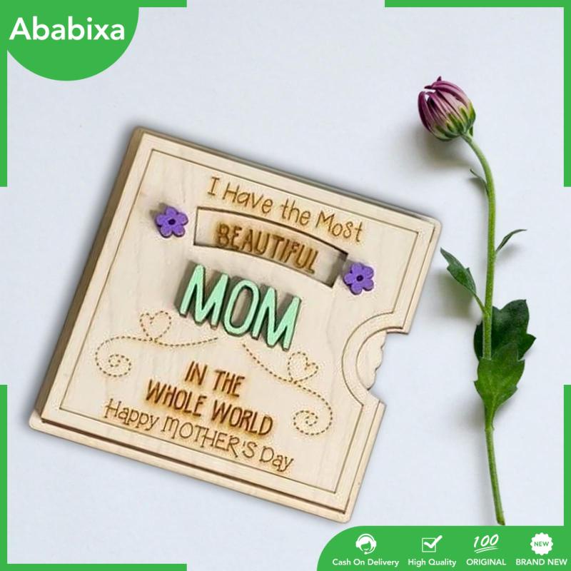 Thiệp Chúc Mừng Ngày Của Mẹ Bằng Gỗ Độc Đáo Sáng Tạo
