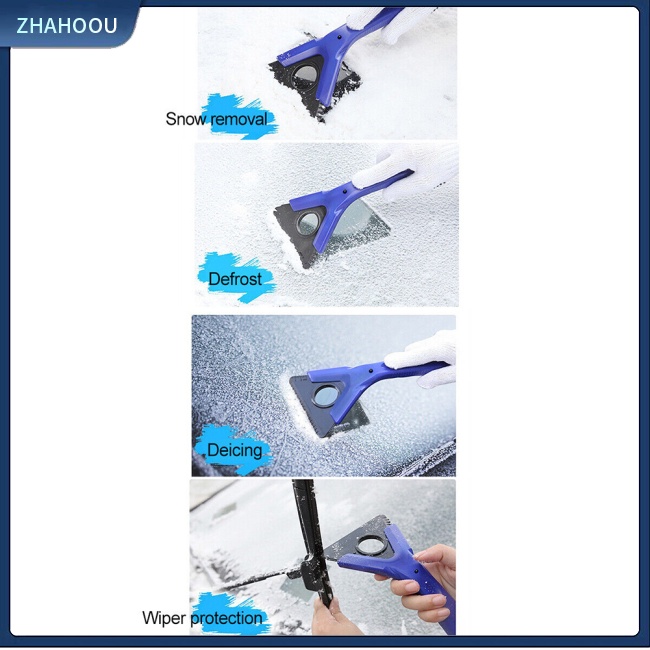 ☃Nhà Cửa☃ Dụng Cụ Cào Tuyết Kính Chắn Gió Xe Hơi Đa Năng
