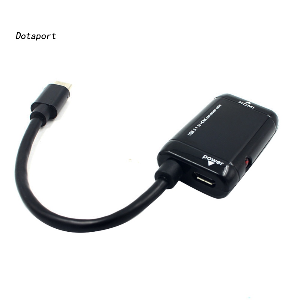 Cáp ChuyểN ĐổI Âm Thanh USB 3.1 Sang HDMI 1080P Cho PC HDTV