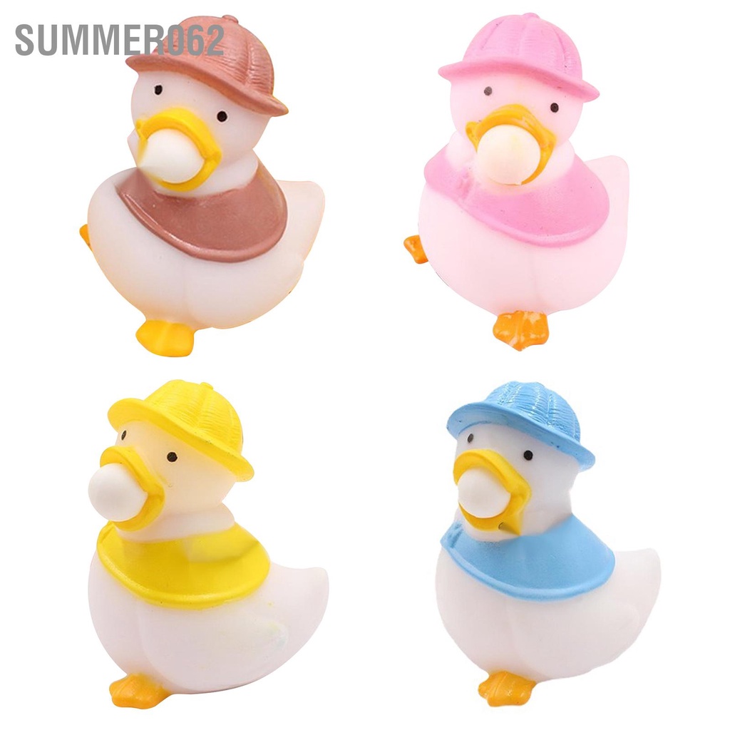 Summer062 Bóng Căng Thẳng Vịt Bóp Bong Giảm Lo Âu Mềm Co Giãn Cho Trẻ Em Và Người Lớn