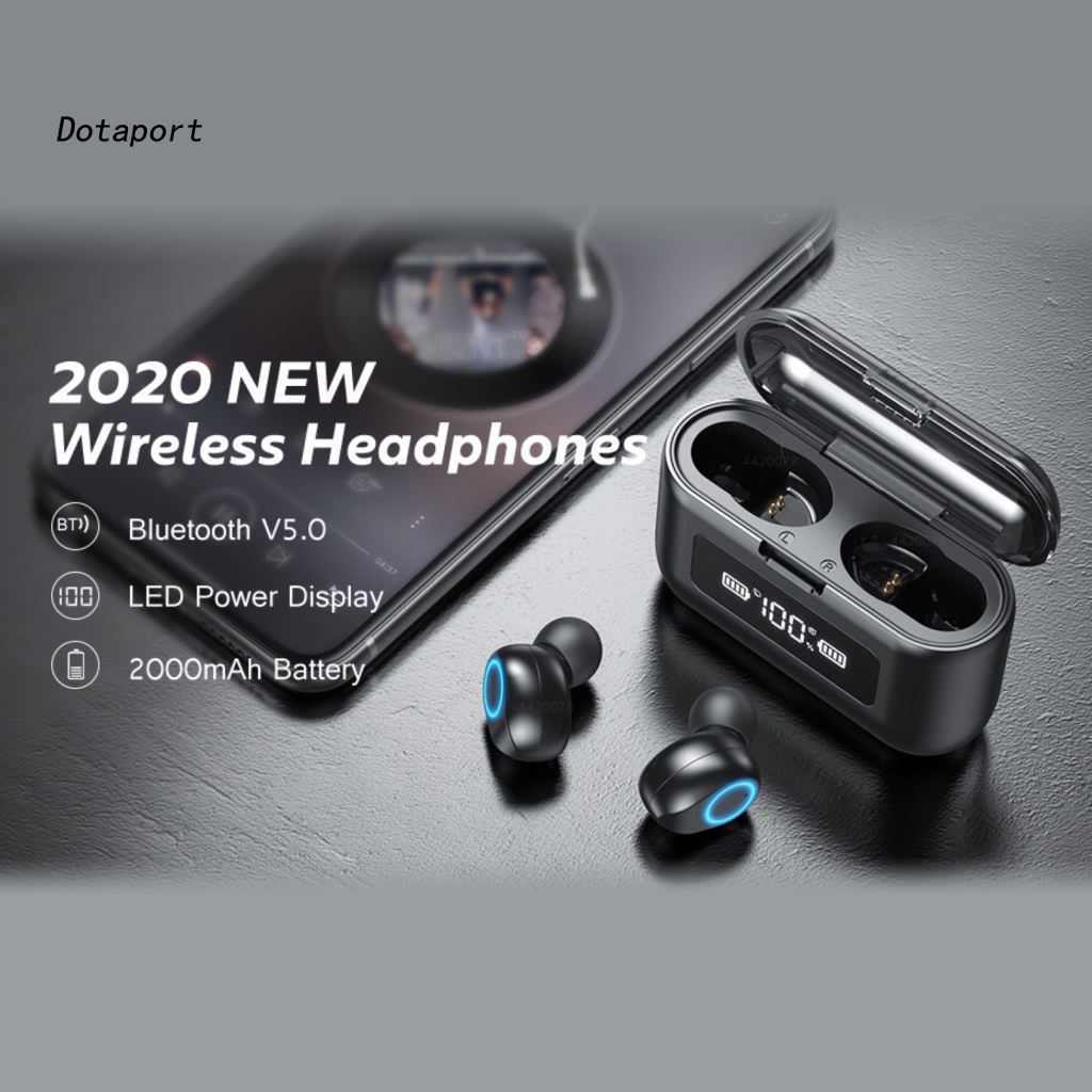 Tai Nghe Nhét Tai KDDT- W1 Kết Nối Bluetooth 5.0 Âm Thanh Stereo HiFi Và Phụ Kiện